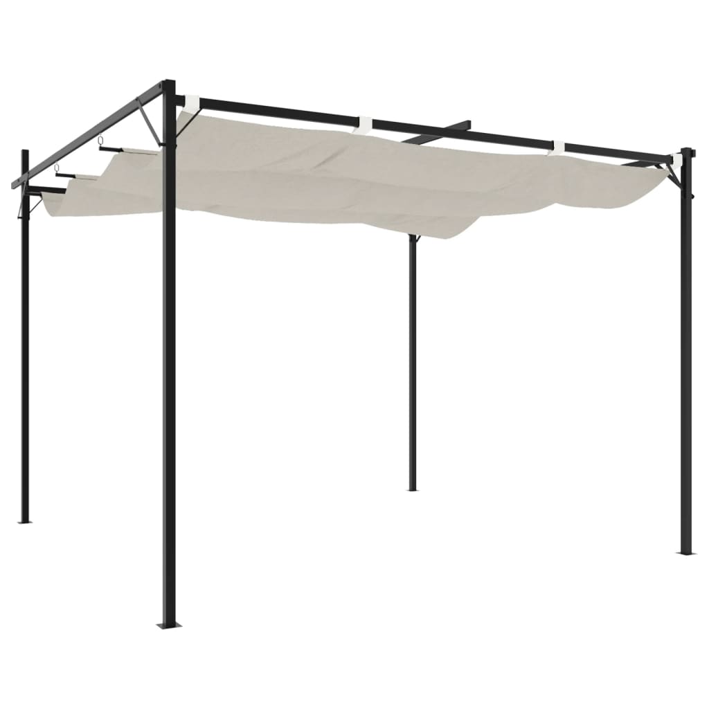 Pergola QUASAR, cream, 295x292cm