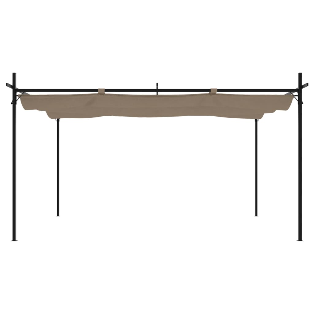 Pergola QUASAR, taupe, 395x292cm