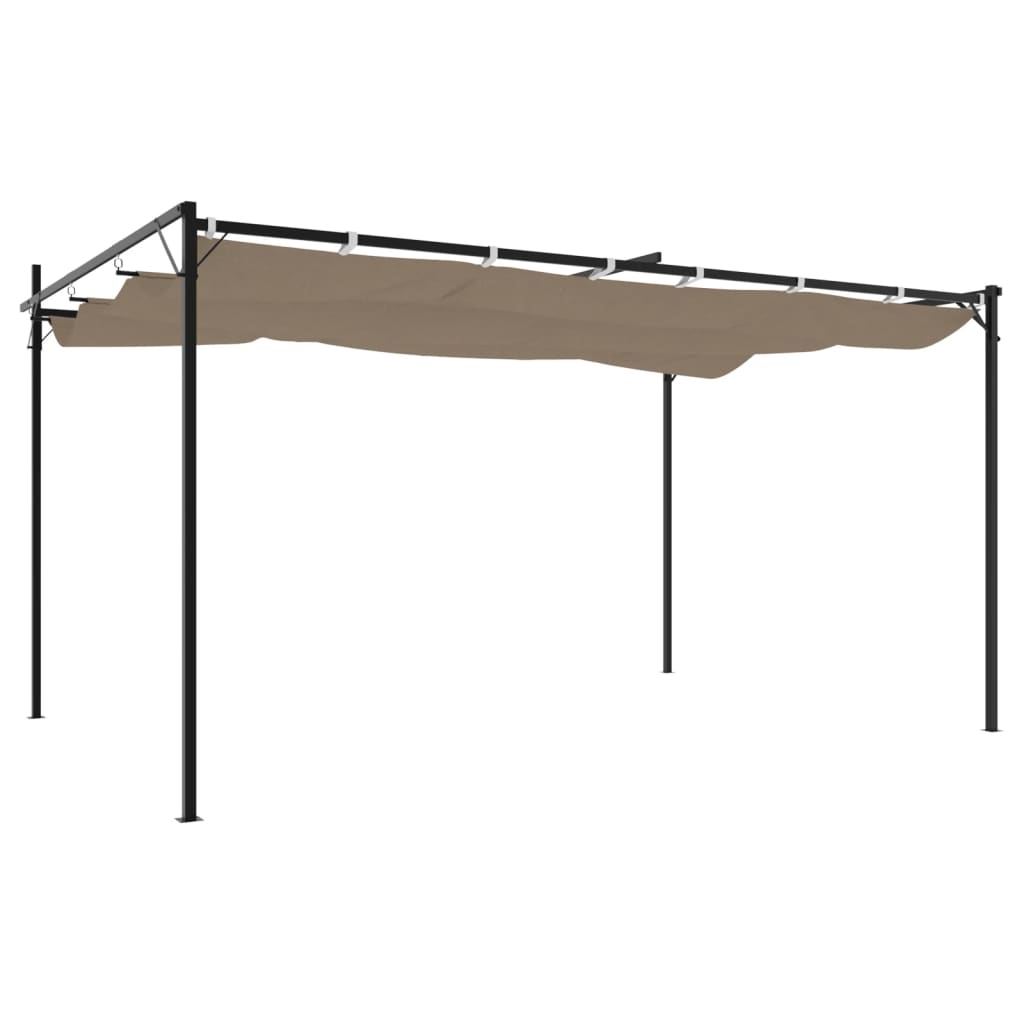 Pergola QUASAR, taupe, 395x292cm