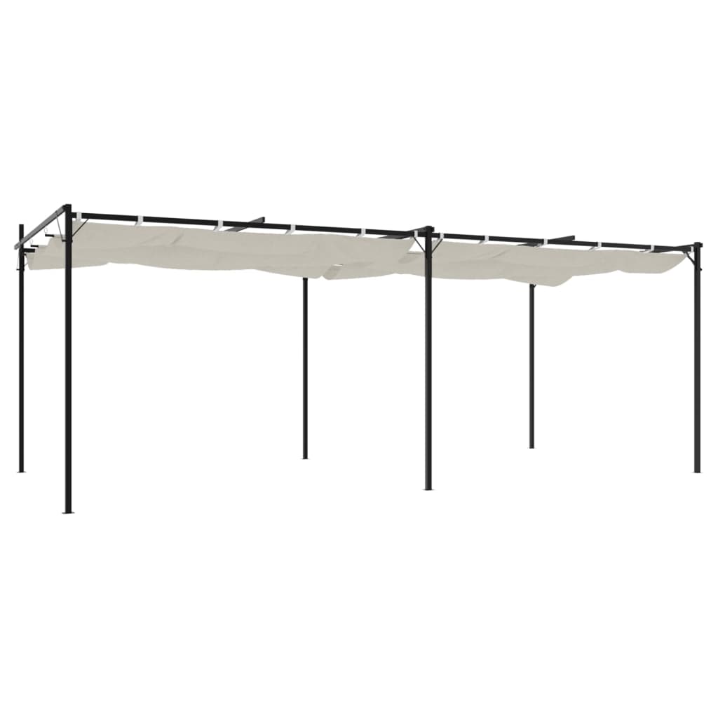 Pergola QUASAR, krēmkrāsas, 589x292 cm