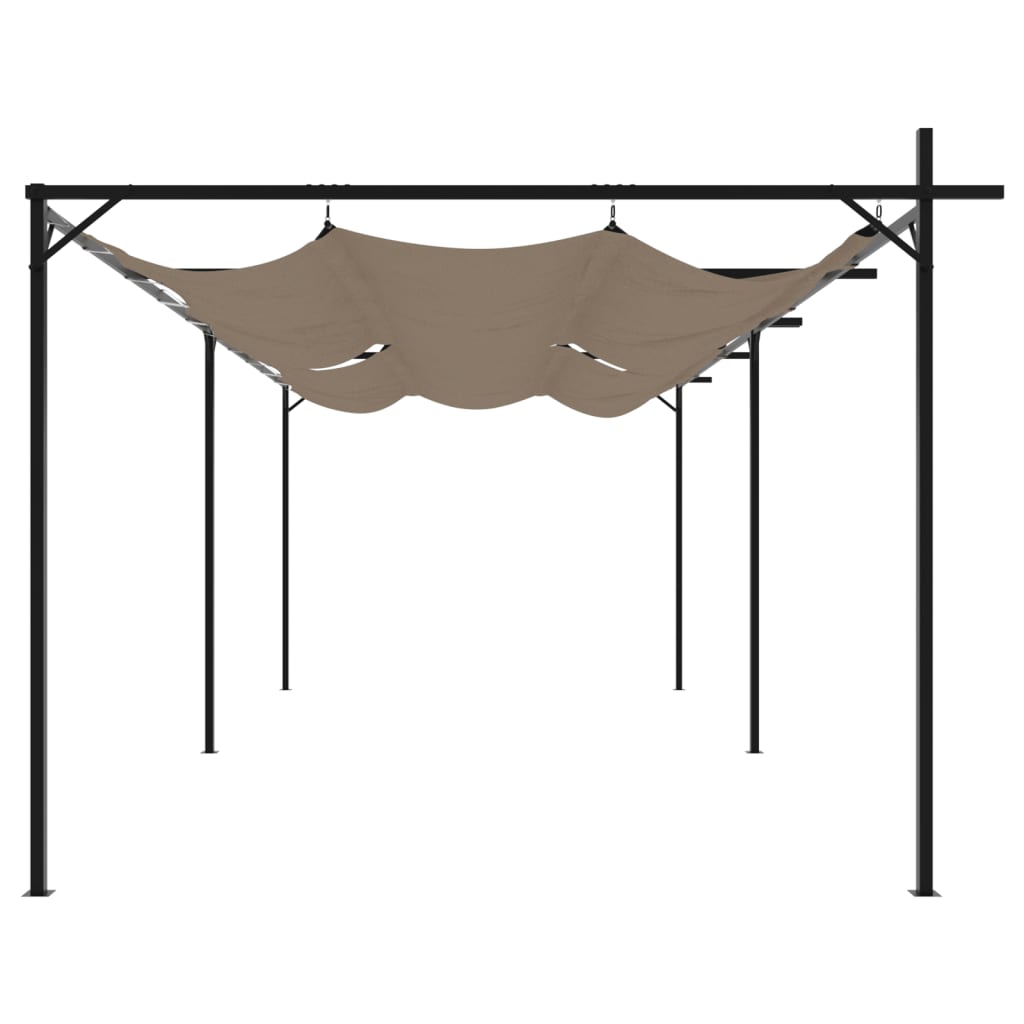 Pergola QUASAR, taupe, 589x292cm