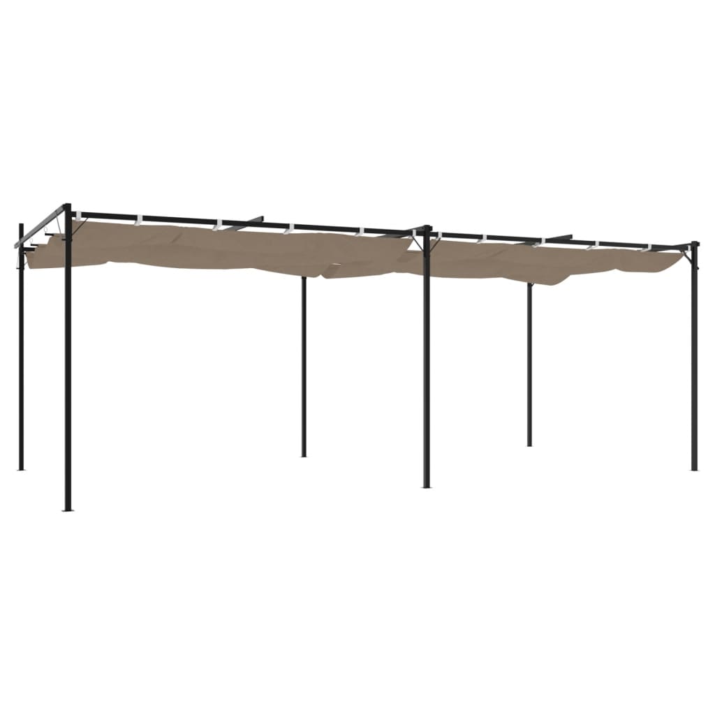 Pergola QUASAR, taupe, 589x292cm