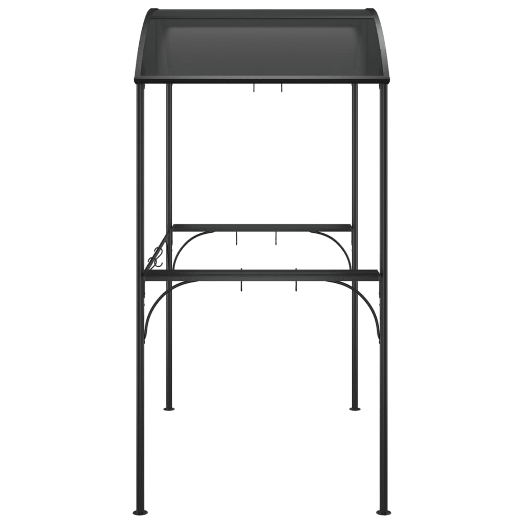 BBQ Gazebo ROWAN, anthracite, 220x115cm