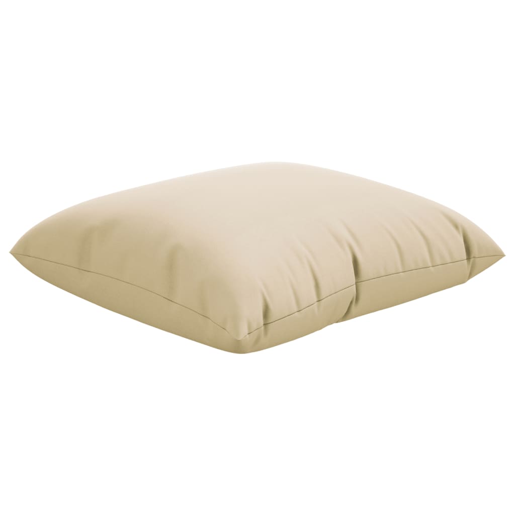 Sofa cushions, 4 pcs, sand, 40x40cm, fabric