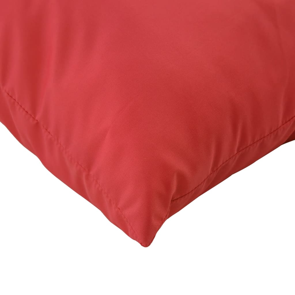 Sofa cushions, 4 pcs., red, 40x40cm, fabric