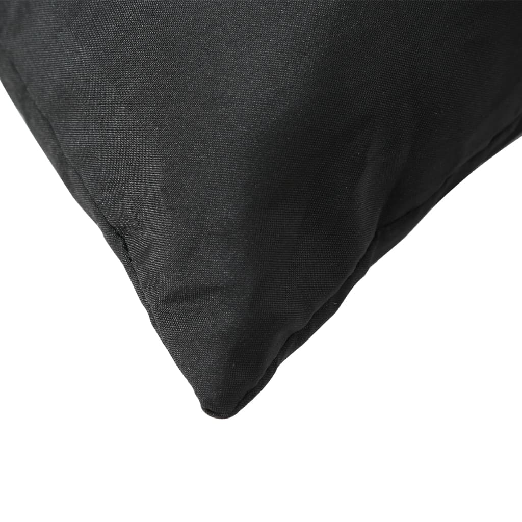Sofa cushions, 4 pcs, black, 40x40cm, fabric