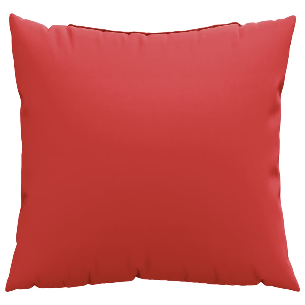 Sofa cushions, 4 pcs, red, 60x60cm, fabric