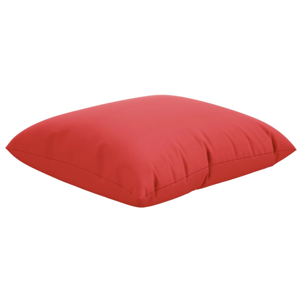 Sofa cushions, 4 pcs, red, 60x60cm, fabric