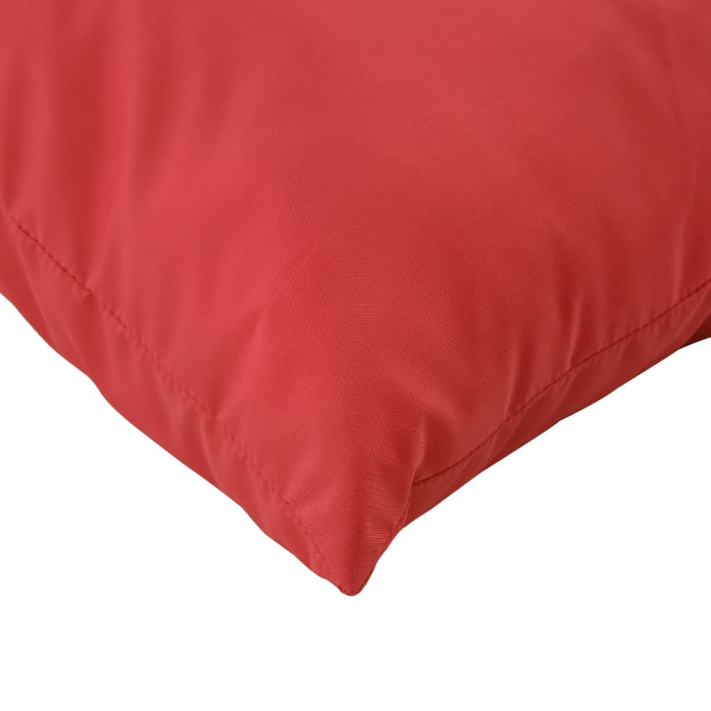 Sofa cushions, 4 pcs, red, 60x60cm, fabric