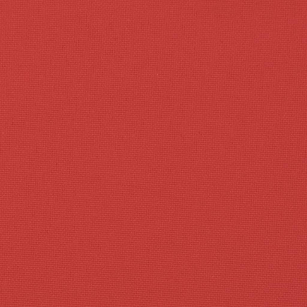 Sofa cushions, 4 pcs, red, 60x60cm, fabric