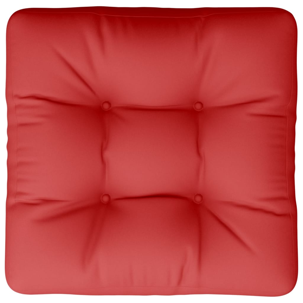 Paletes spilvens, sarkans, 60x60x12cm, audums