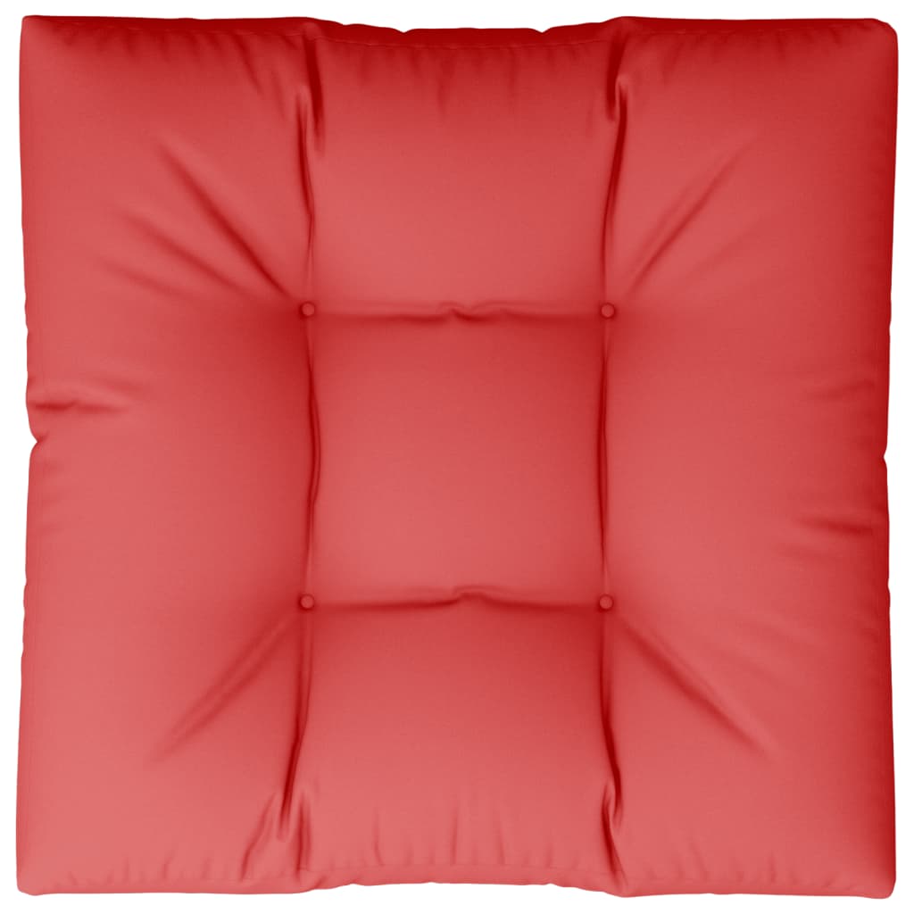 Palešu spilvens, sarkans, 70x70x12cm, audums
