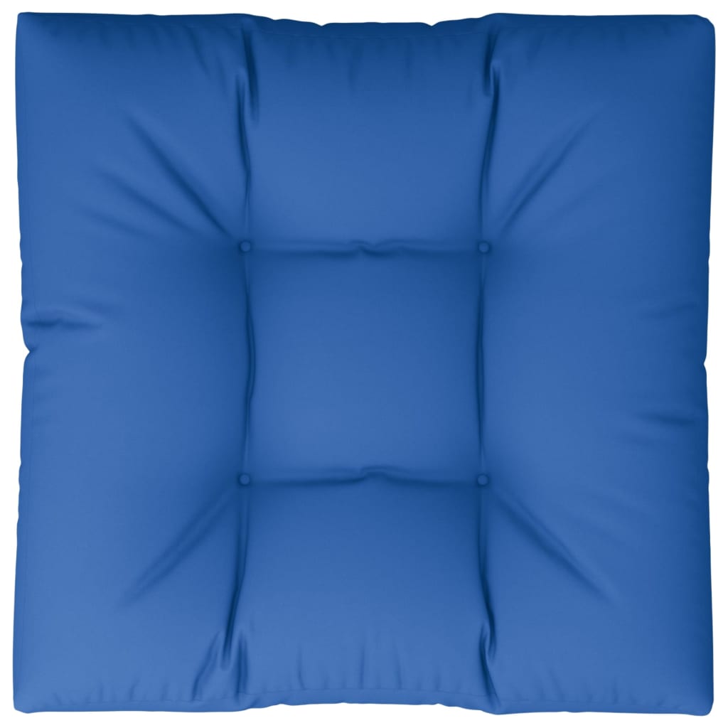 Pallet cushion, royal blue, 70x70x12cm, fabric