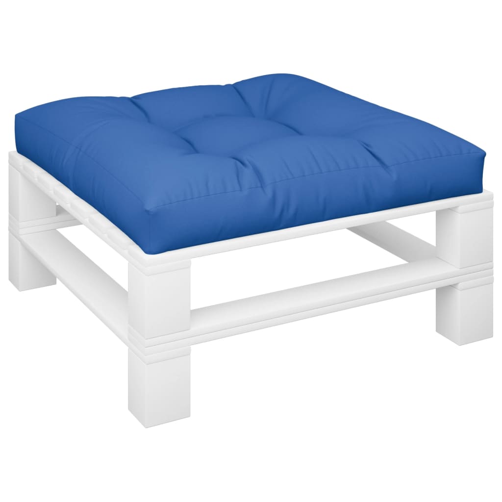 Pallet cushion, royal blue, 80x80x12cm, fabric