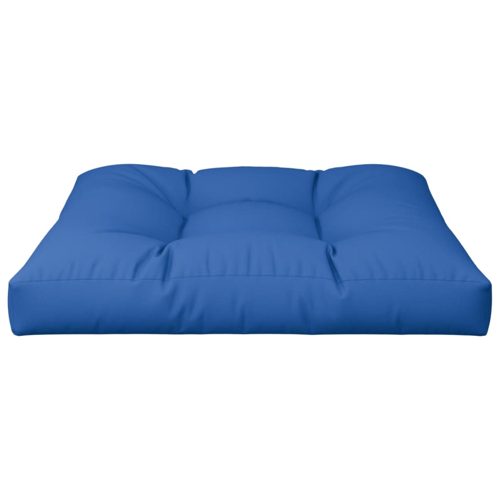 Pallet cushion, royal blue, 80x80x12cm, fabric