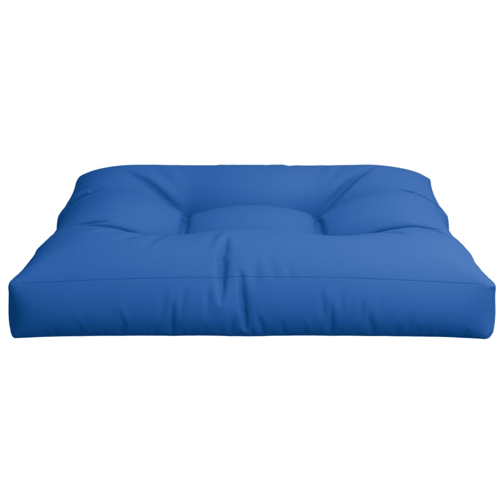 Pallet cushion, royal blue, 80x80x12cm, fabric