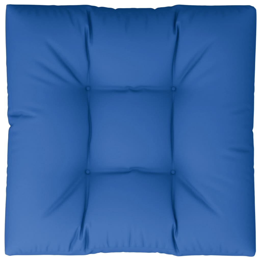 Pallet cushion, royal blue, 80x80x12cm, fabric