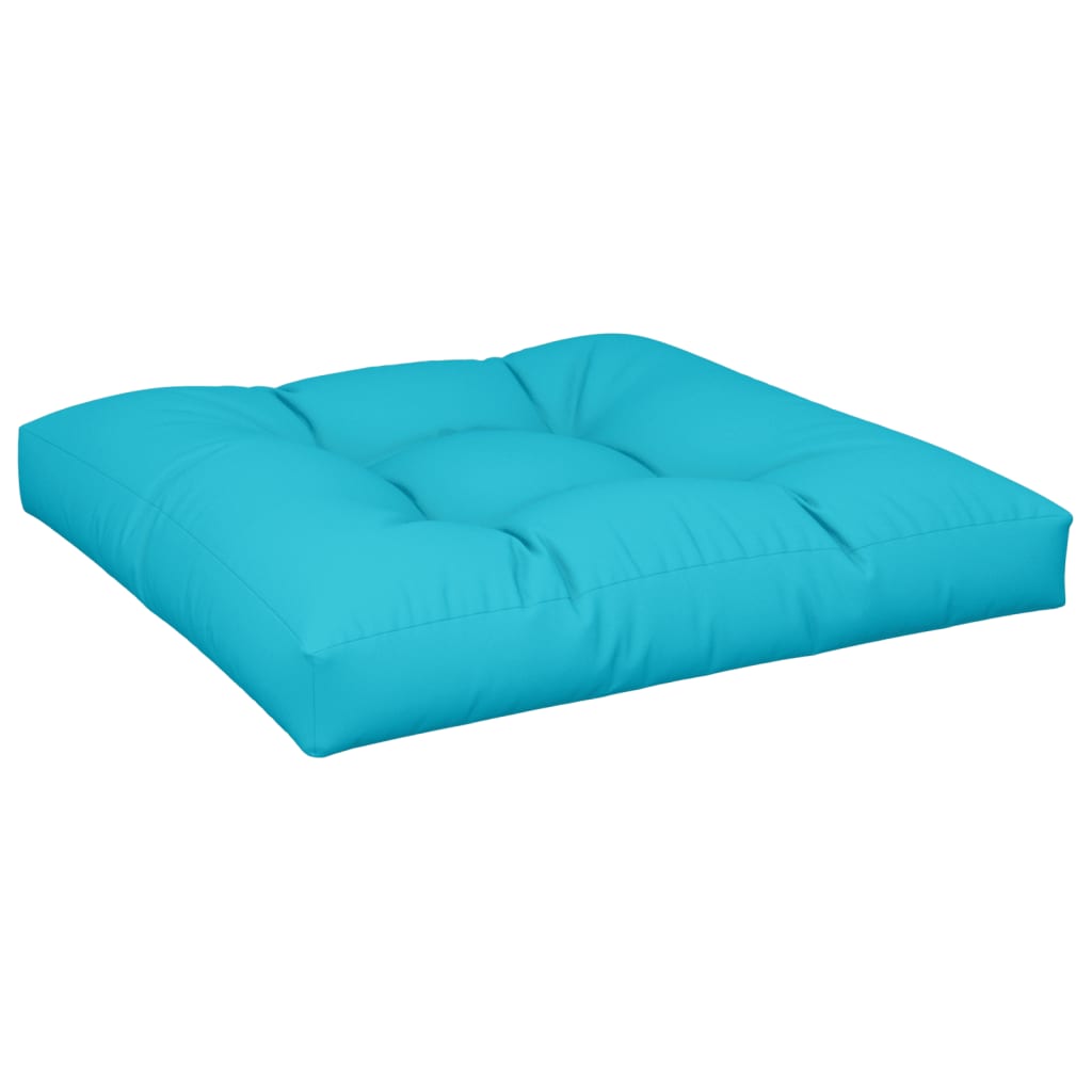 Pallet cushion, turquoise, 80x80x12cm, fabric