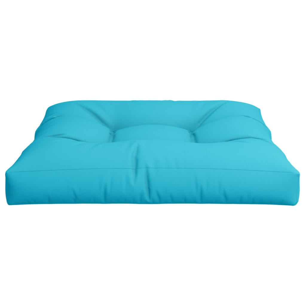 Pallet cushion, turquoise, 80x80x12cm, fabric