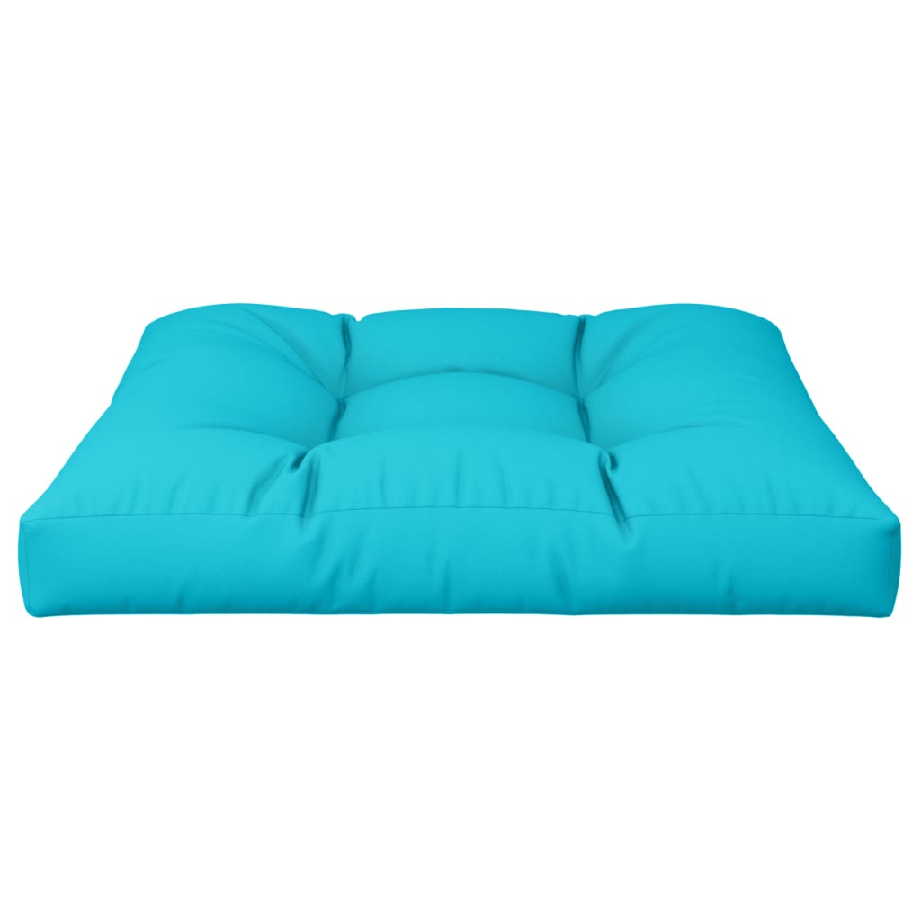 Pallet cushion, turquoise, 80x80x12cm, fabric