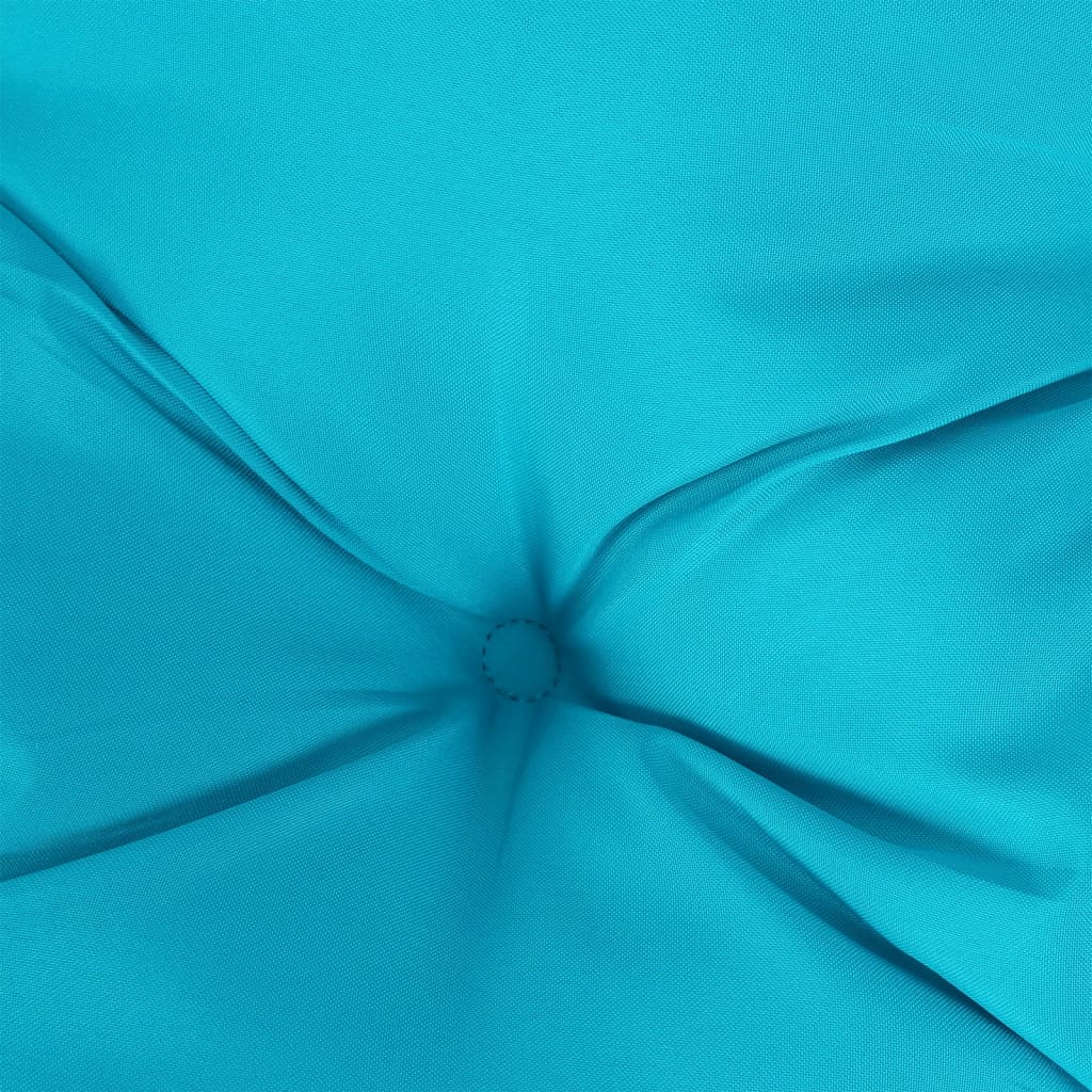 Pallet cushion, turquoise, 80x80x12cm, fabric