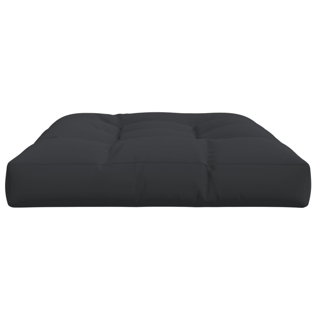 Pallet cushion, black, 120x80x12cm, fabric