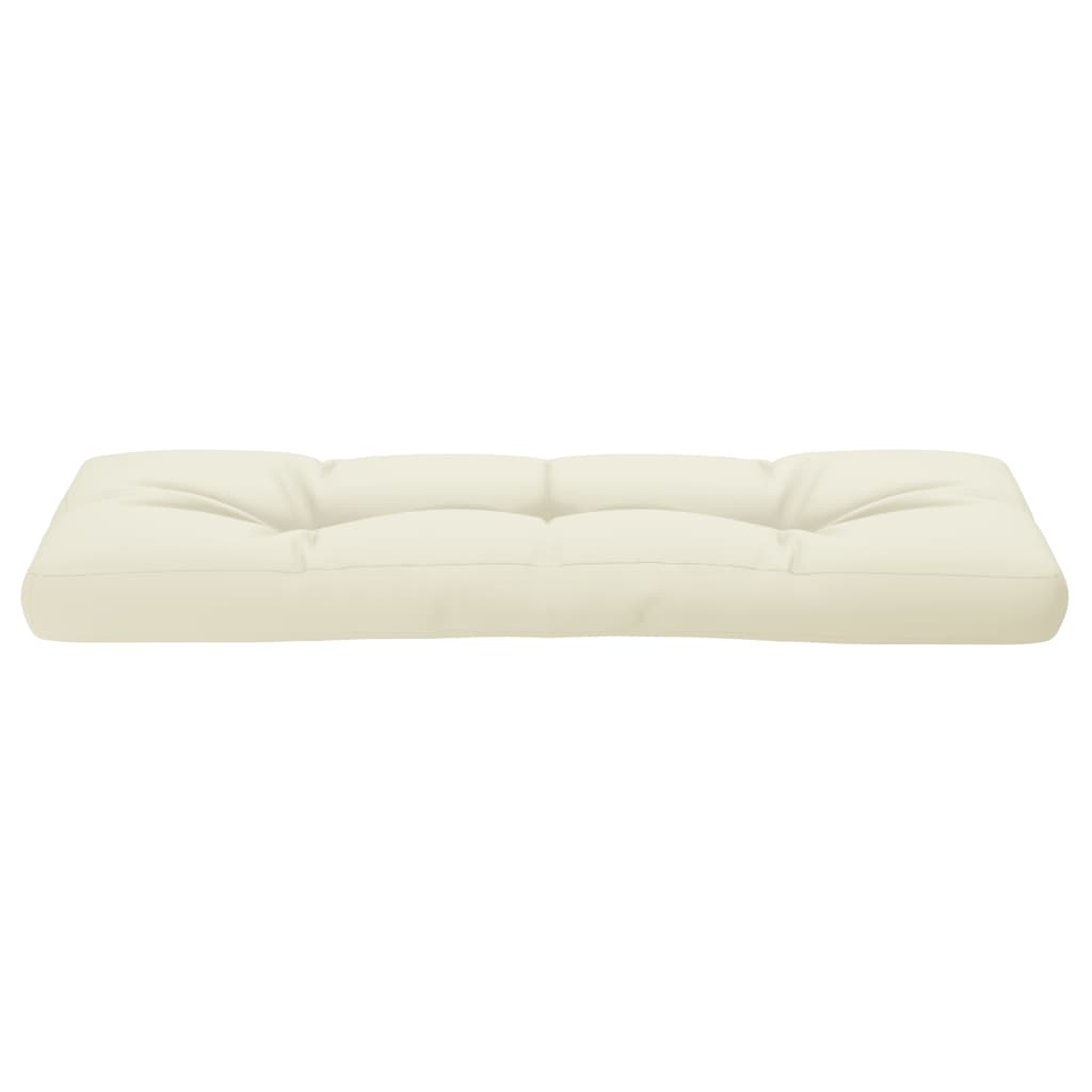 Pallet cushion, cream, 120x40x12cm, fabric