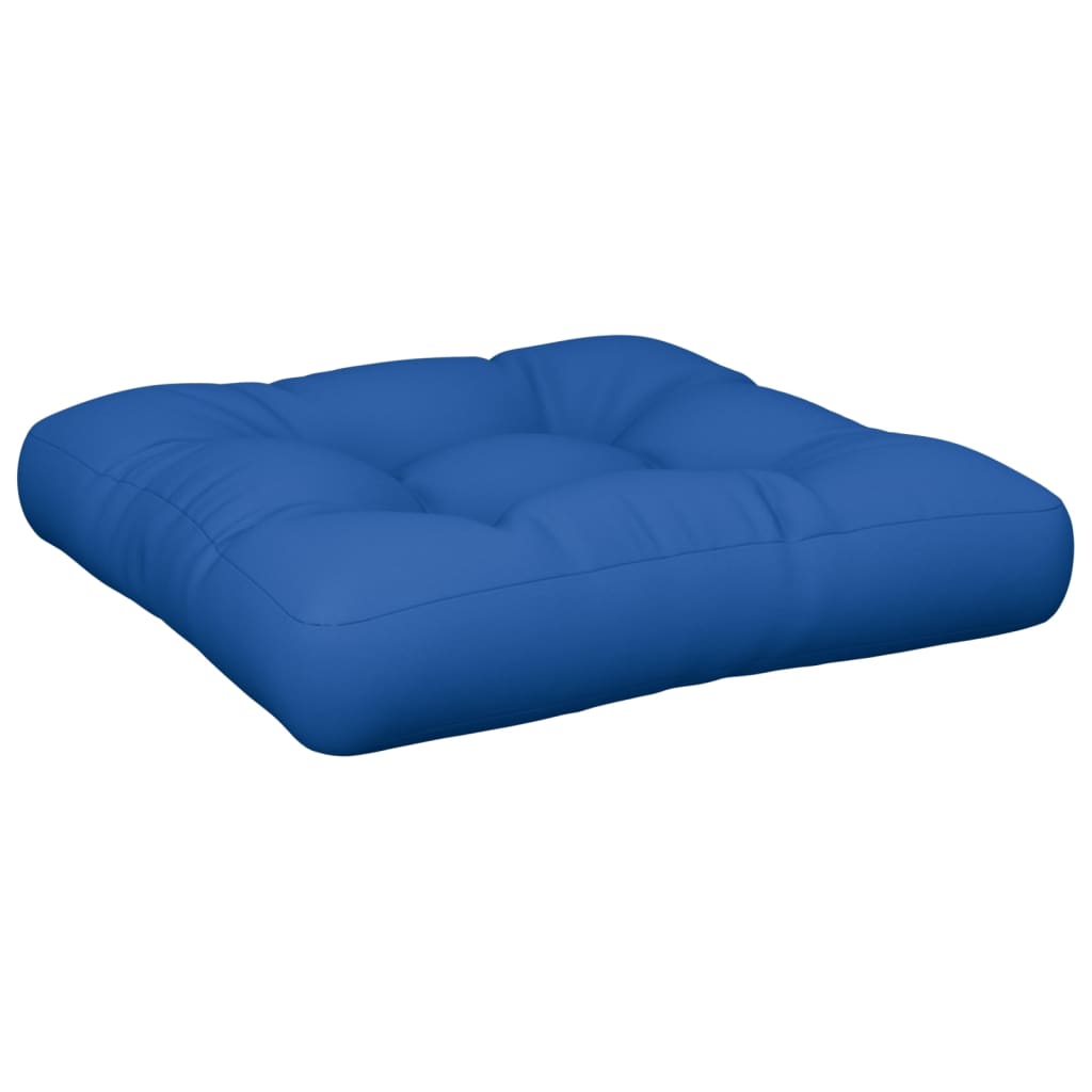 Pallet cushions, 2 pcs, royal blue, fabric