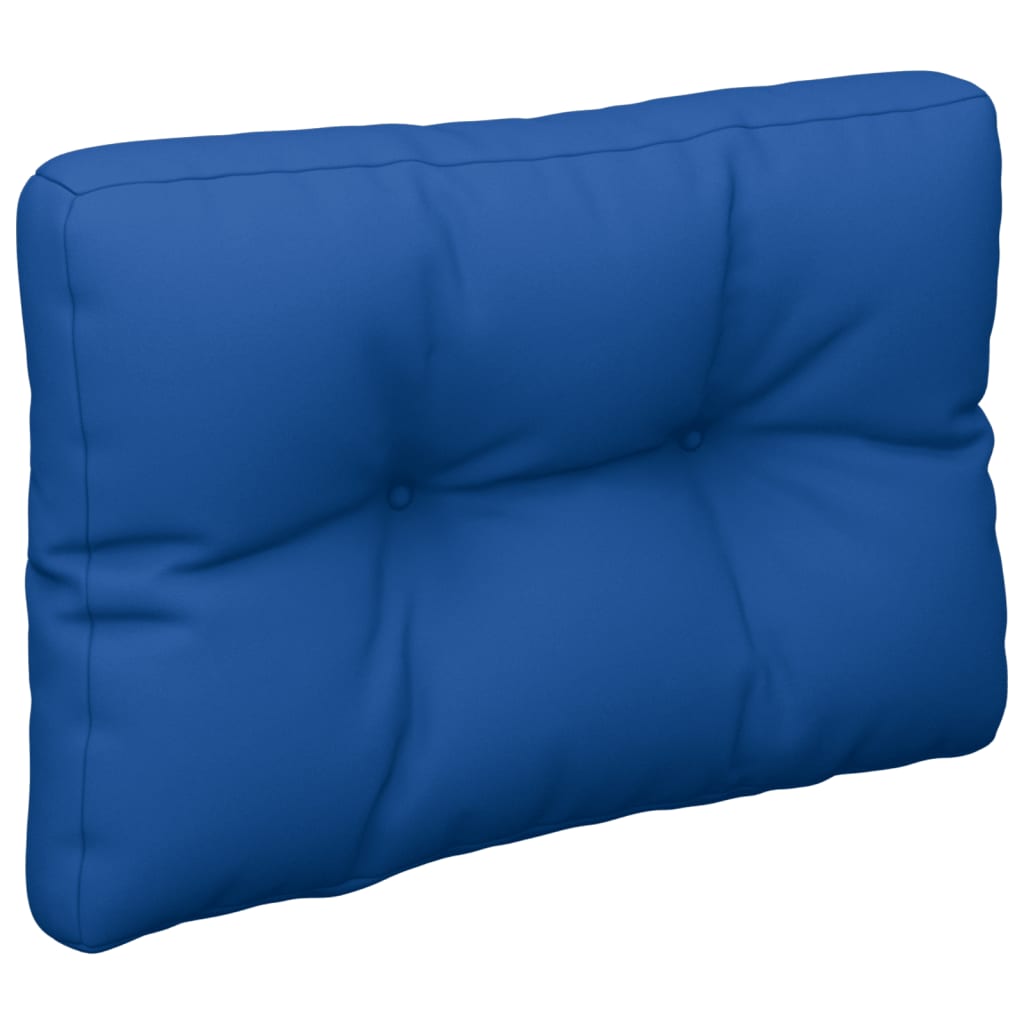 Pallet cushions, 2 pcs, royal blue, fabric