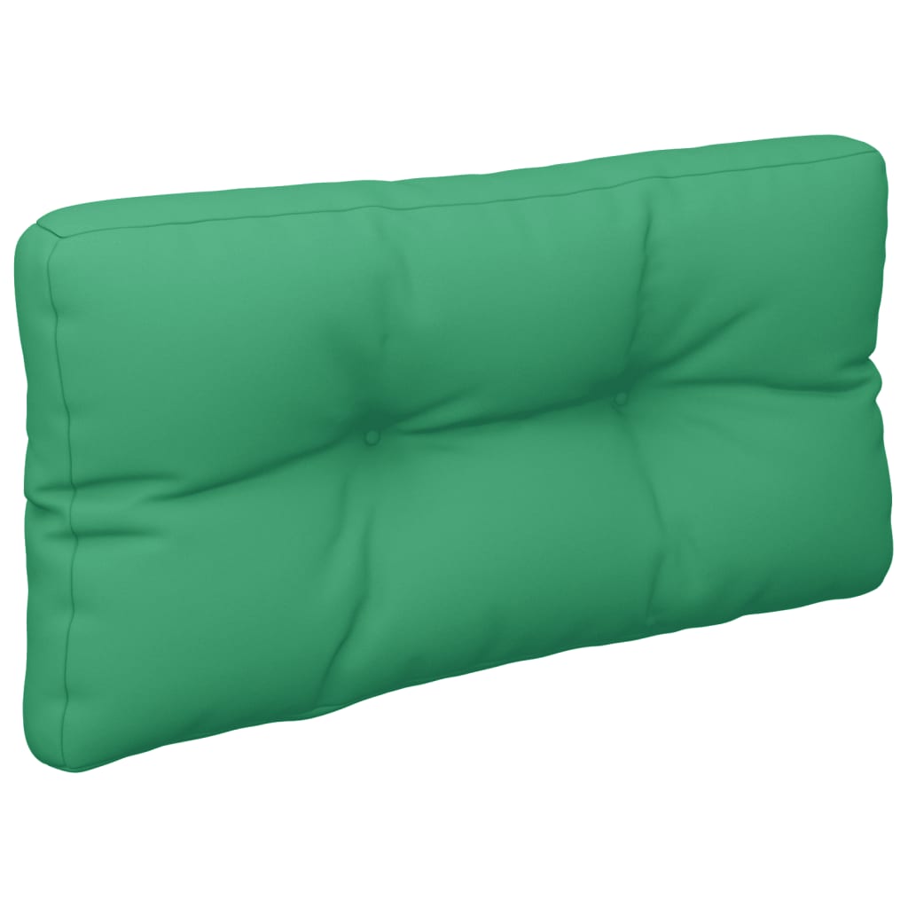 Pallet cushions, 2 pcs., green, fabric