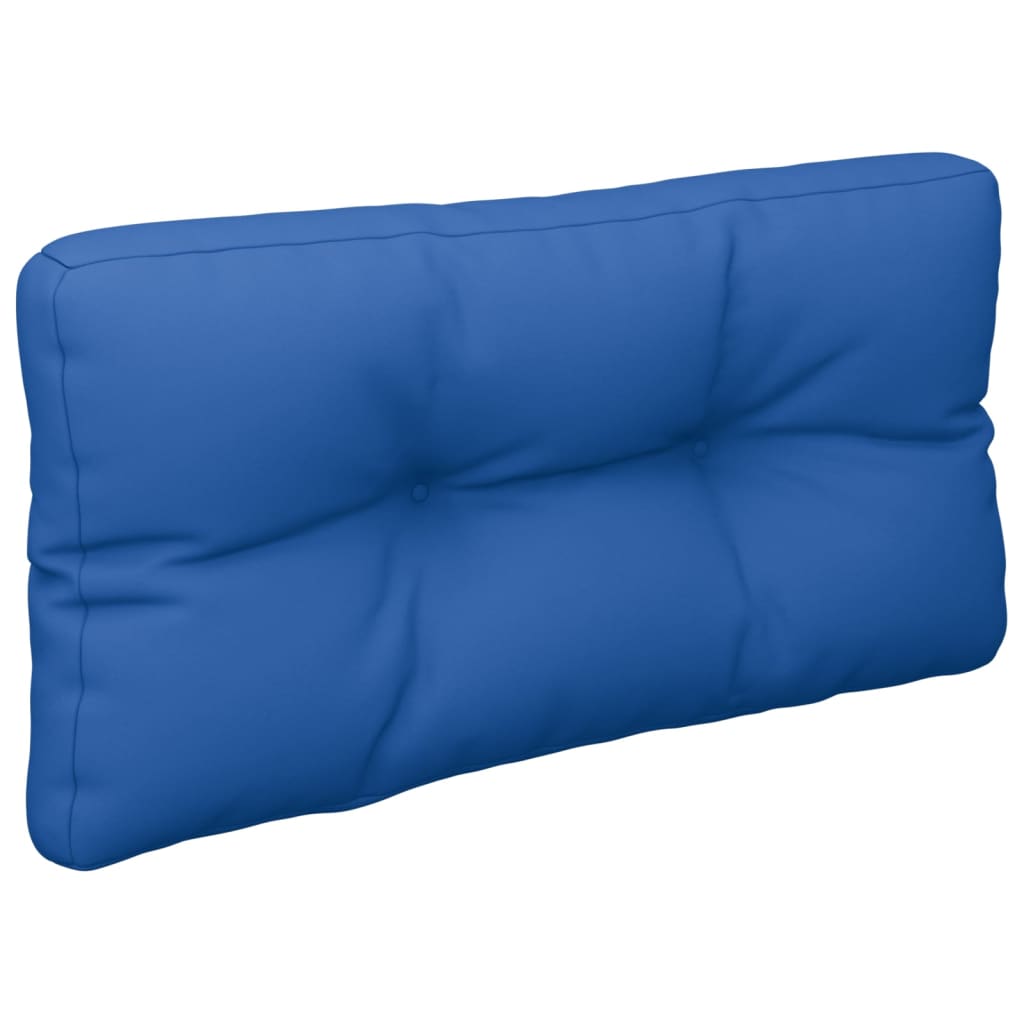 Pallet cushions, 2 pcs, royal blue, fabric