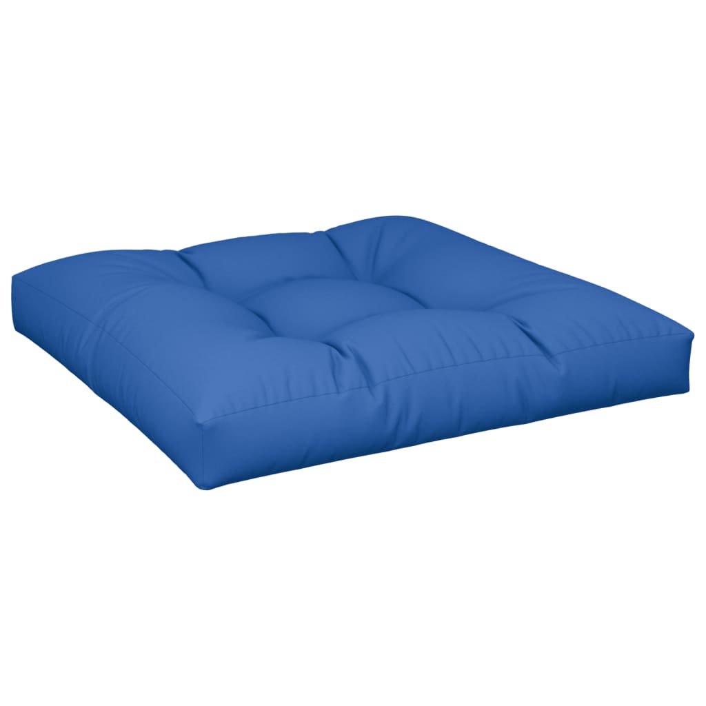 Pallet cushions, 2 pcs, royal blue, fabric