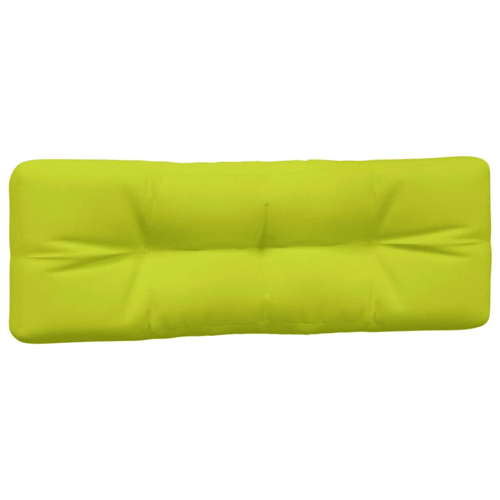 Pallet cushions, 2 pcs., bright green, fabric