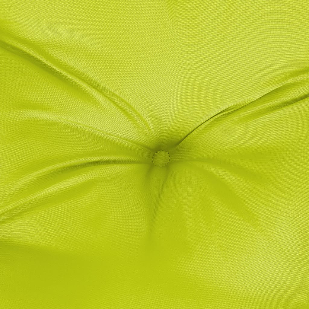 Pallet cushions, 2 pcs., bright green, fabric