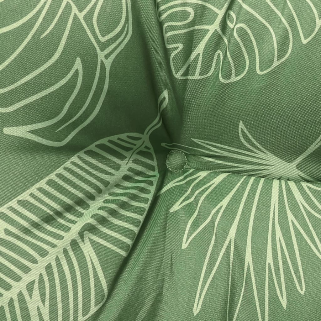 Pallet cushions, 2 pcs, Oxford fabric, with leaves