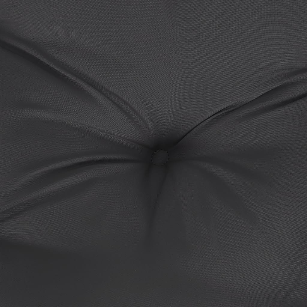 Paletės pagalvėlė, juodos spalvos, 60x61,5x10cm, audinys