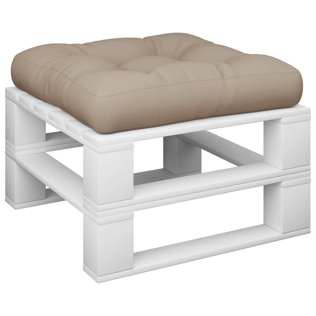 Pallet cushion, taupe, 60x61.5x10cm, fabric