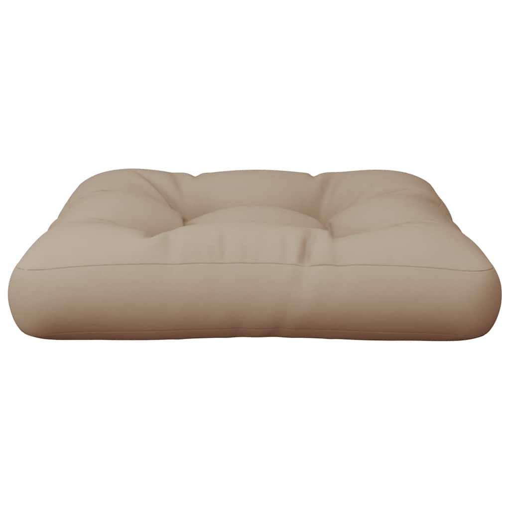 Pallet cushion, taupe, 60x61.5x10cm, fabric