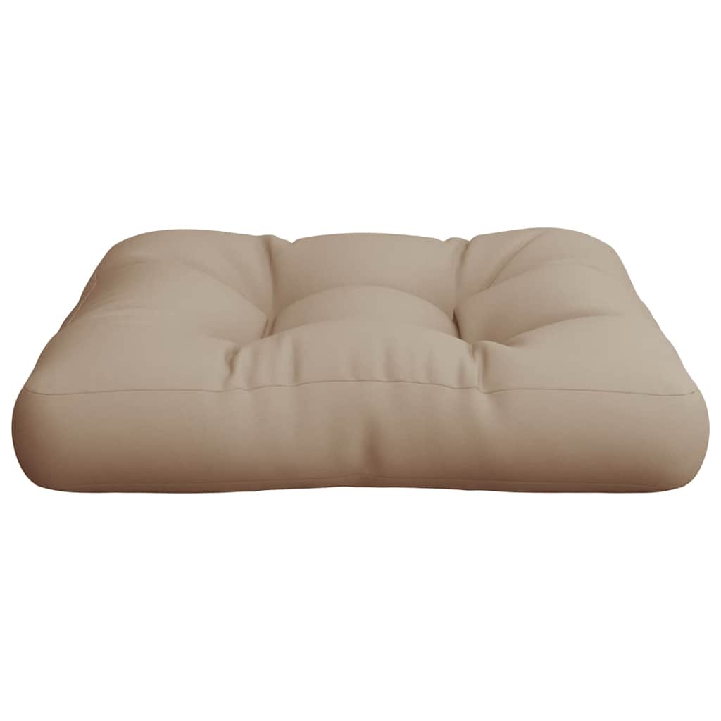 Pallet cushion, taupe, 60x61.5x10cm, fabric