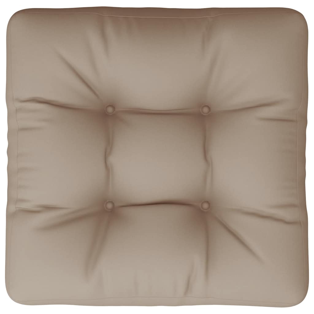 Pallet cushion, taupe, 60x61.5x10cm, fabric