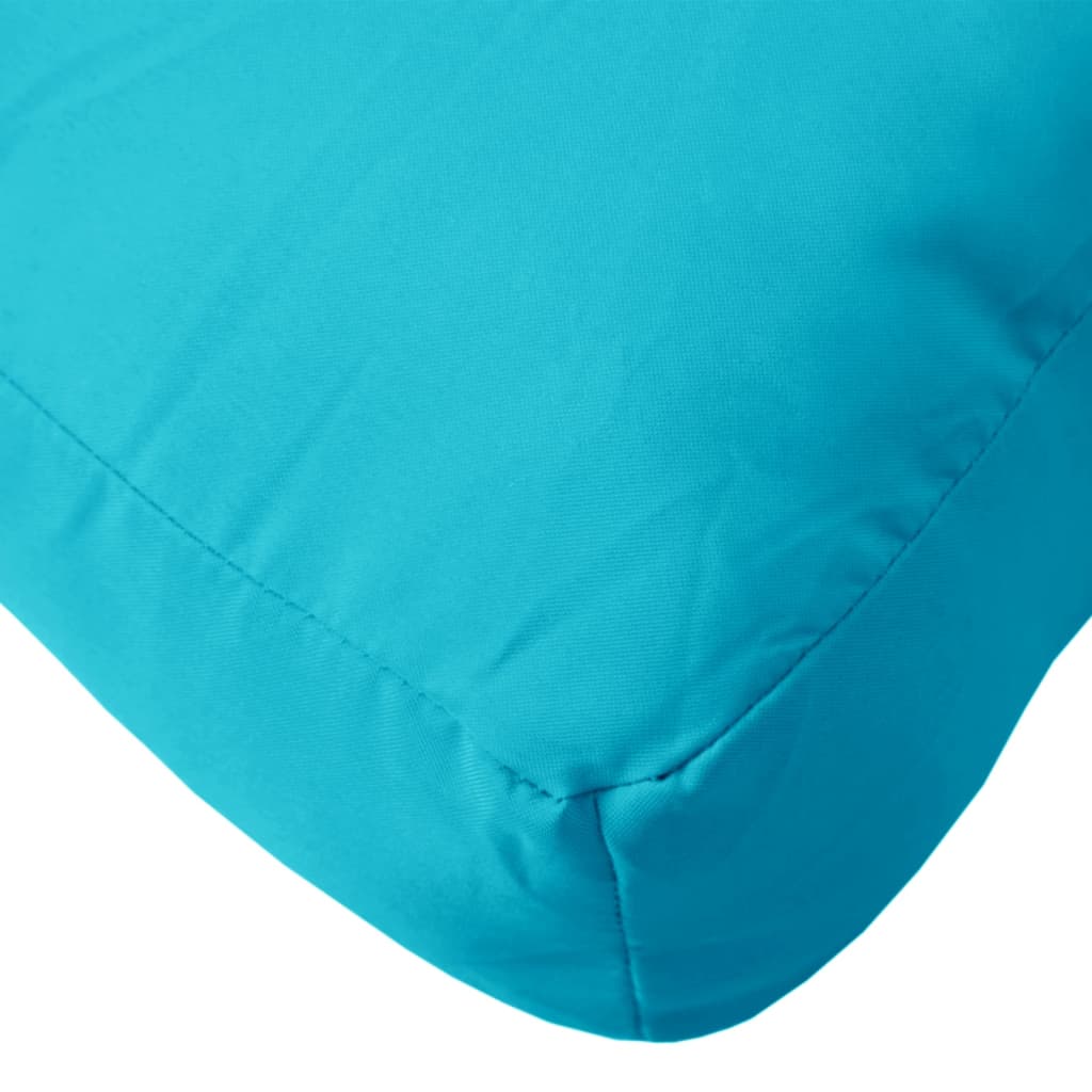 Pallet cushion, turquoise, 58x58x10cm, oxford fabric