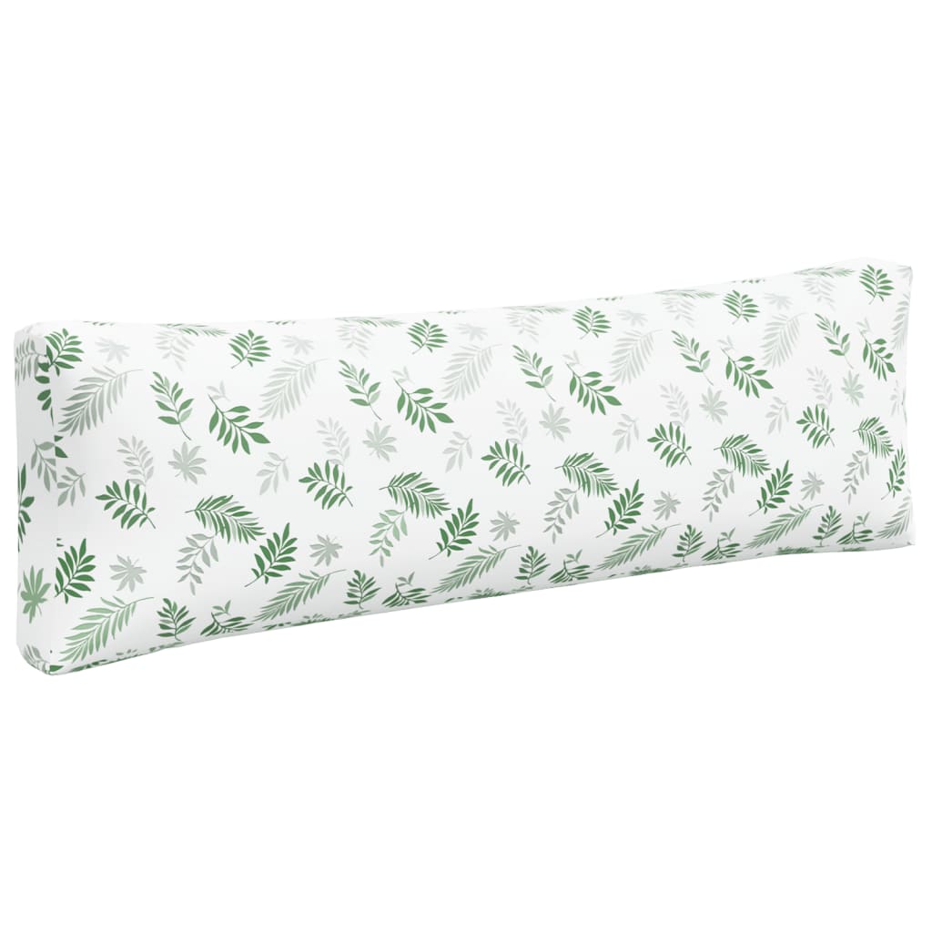 Pallet cushions, 3 pcs, oxford fabric, with leaves