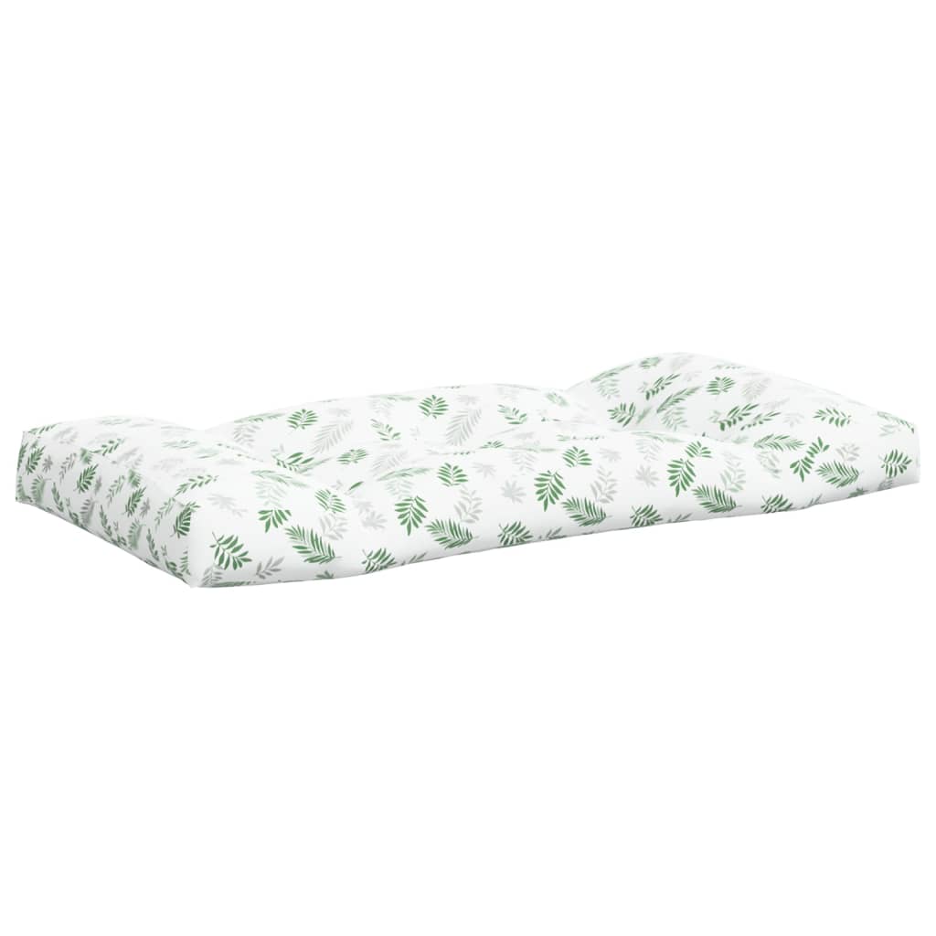 Pallet cushions, 3 pcs, oxford fabric, with leaves