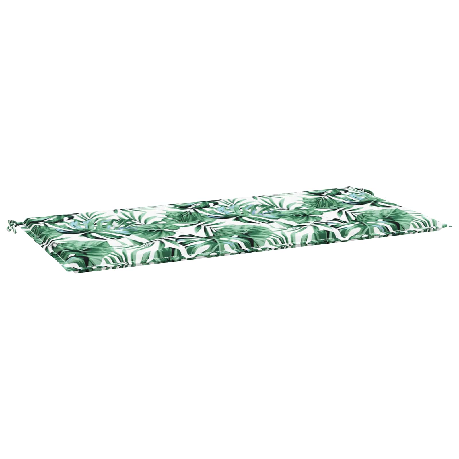 Garden Bench Cushion Floral Green 100 x 50 x 4 cm Oxford Fabric