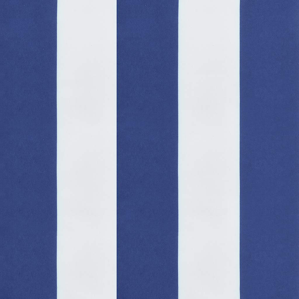 Sodo suoliuko pagalvėlė, mėlyna ir balta, 100x50x3cm, audinys