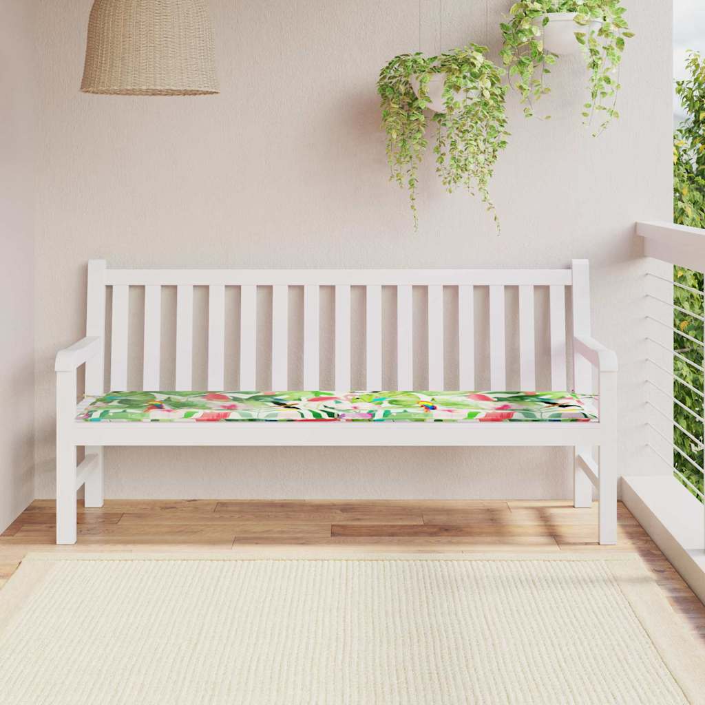 Bench mat Multicolour 150 x 50 x 3 cm Oxford fabric