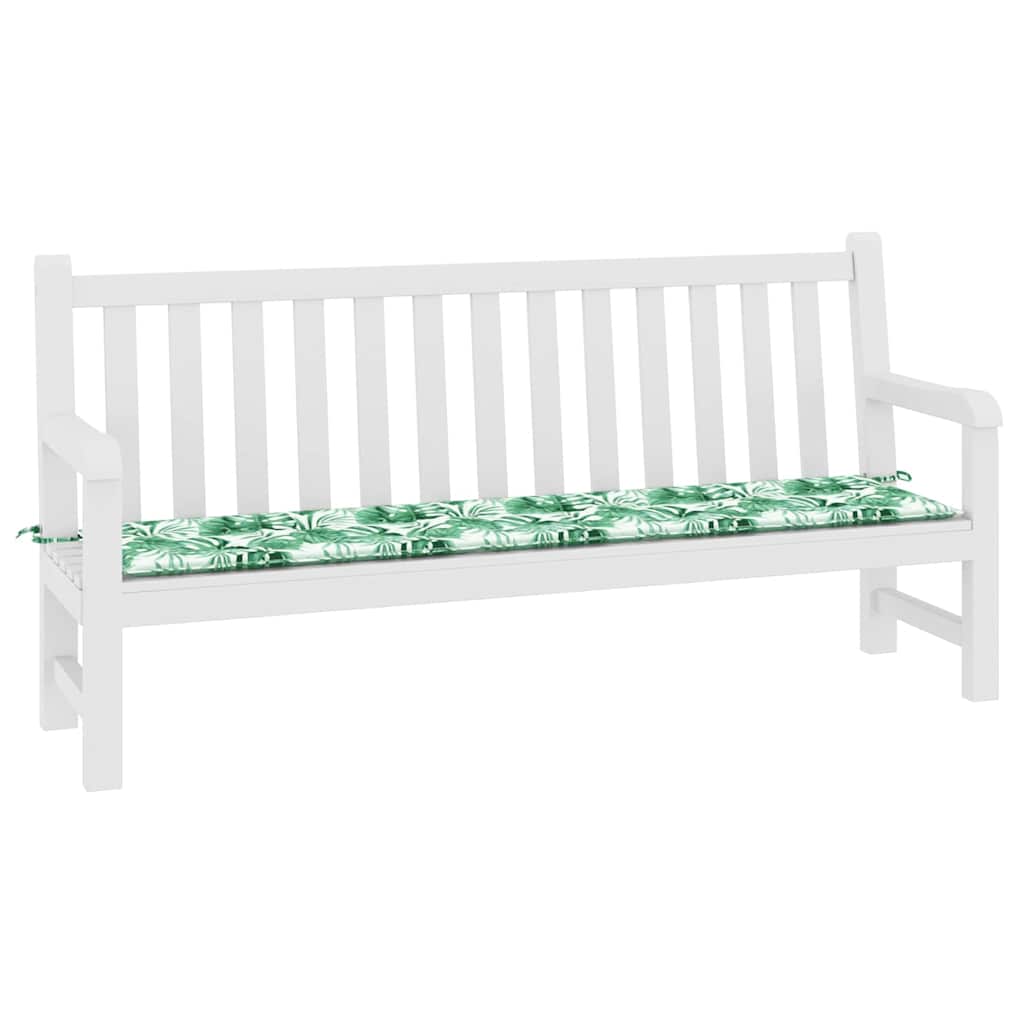 Sodo suolo pagalvė Gėlių Žalia 200 x 50 x 4 cm Oksfordo audinys