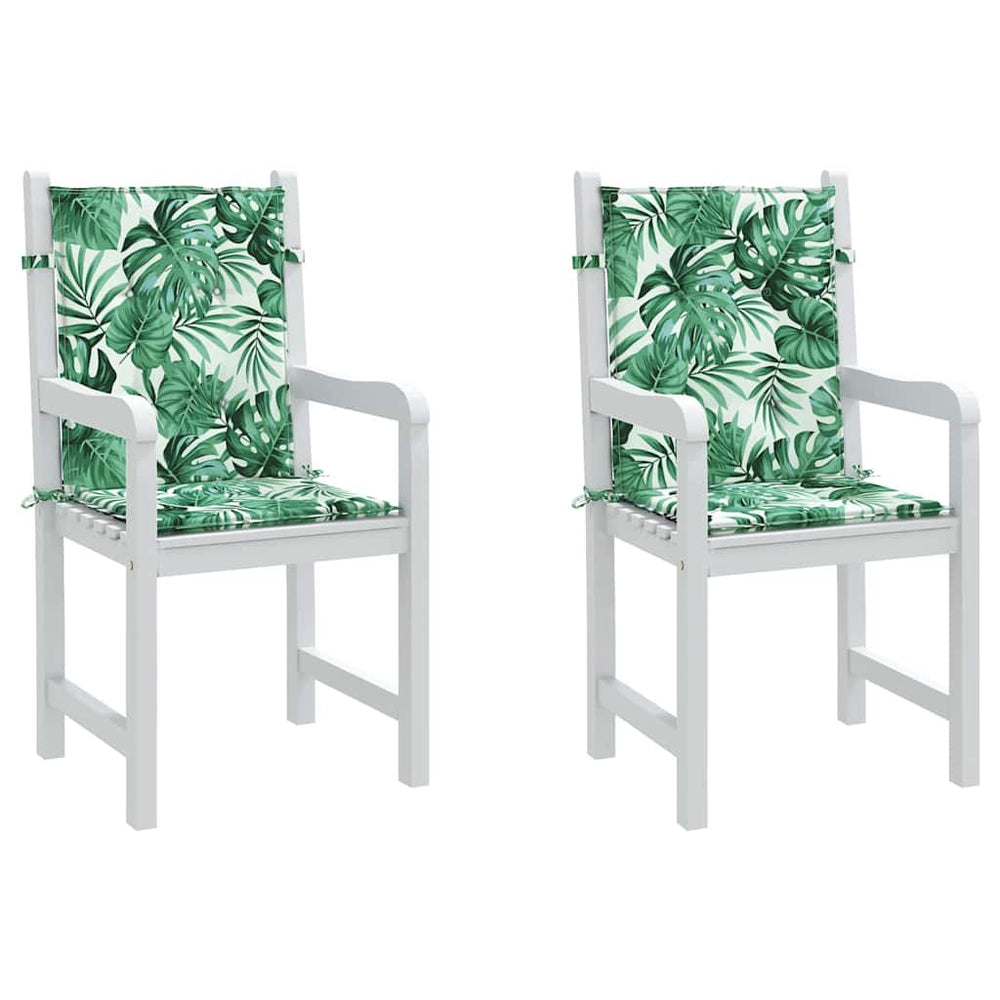 Backrest Cushions Leaf 2 pcs Leaf pattern 100 x 50 x 3 cm