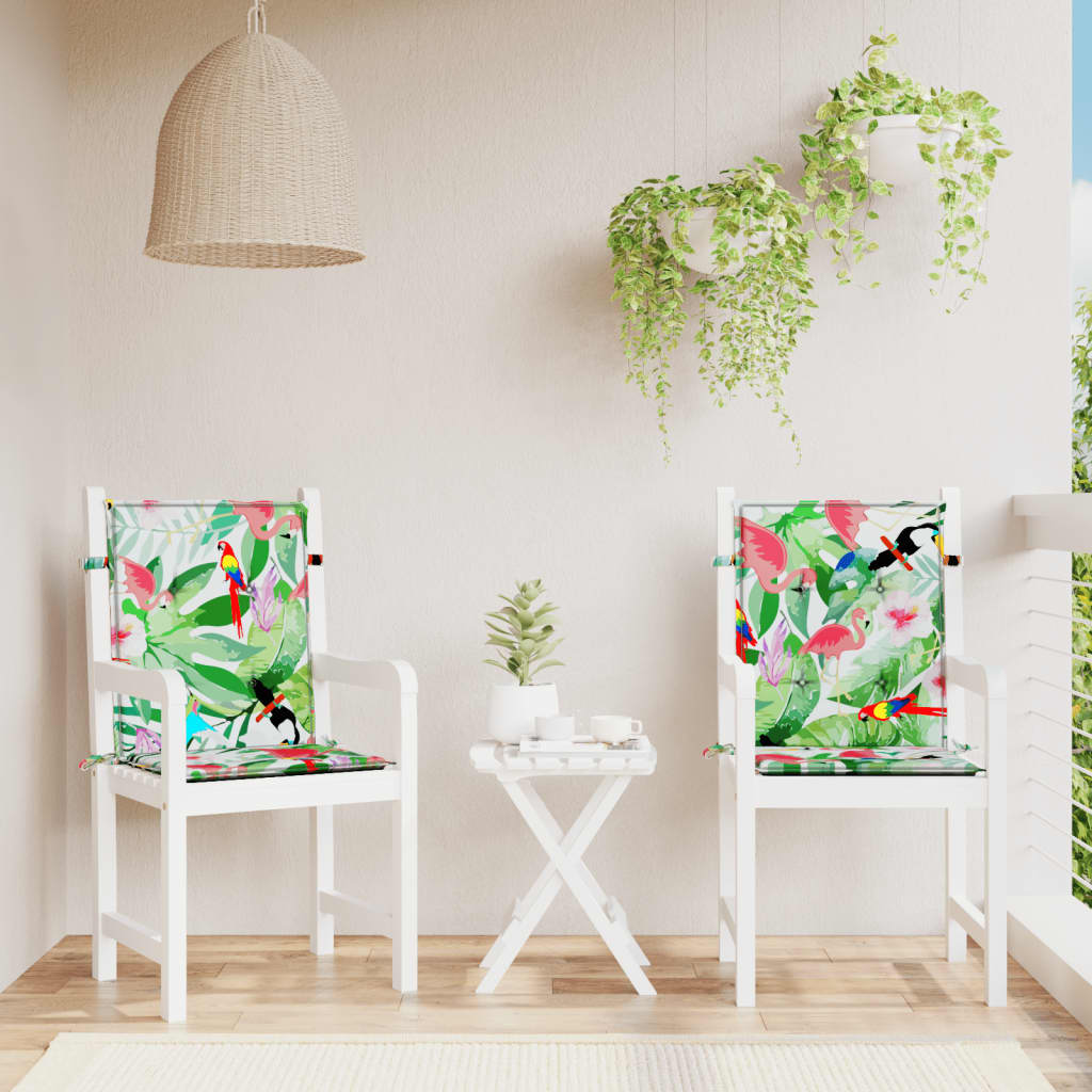 Chair cushions, 2 pcs., assorted colours, fabric