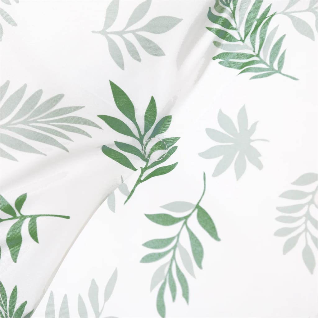 Chair cushions, 2 pcs., fabric, with leaves